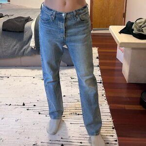 Levi Strauss 501 denim jeans long